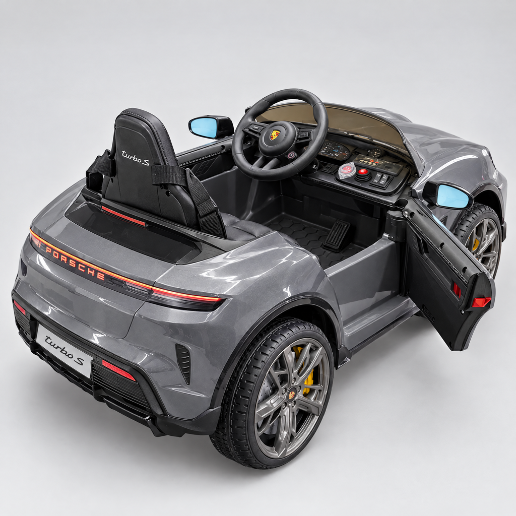 Porsche Taycan électrique enfant – poste de conduite et siège