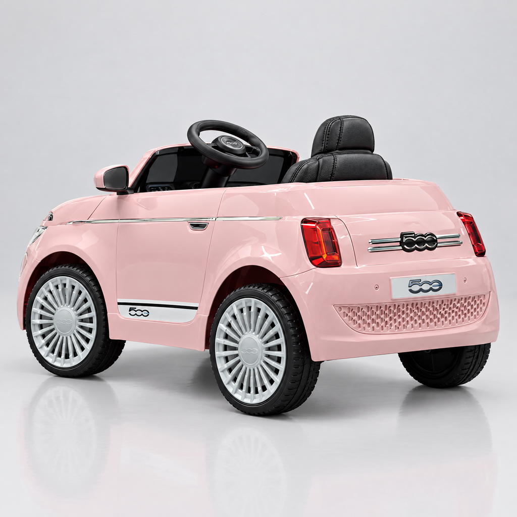 Fiat 500e rose – arrière