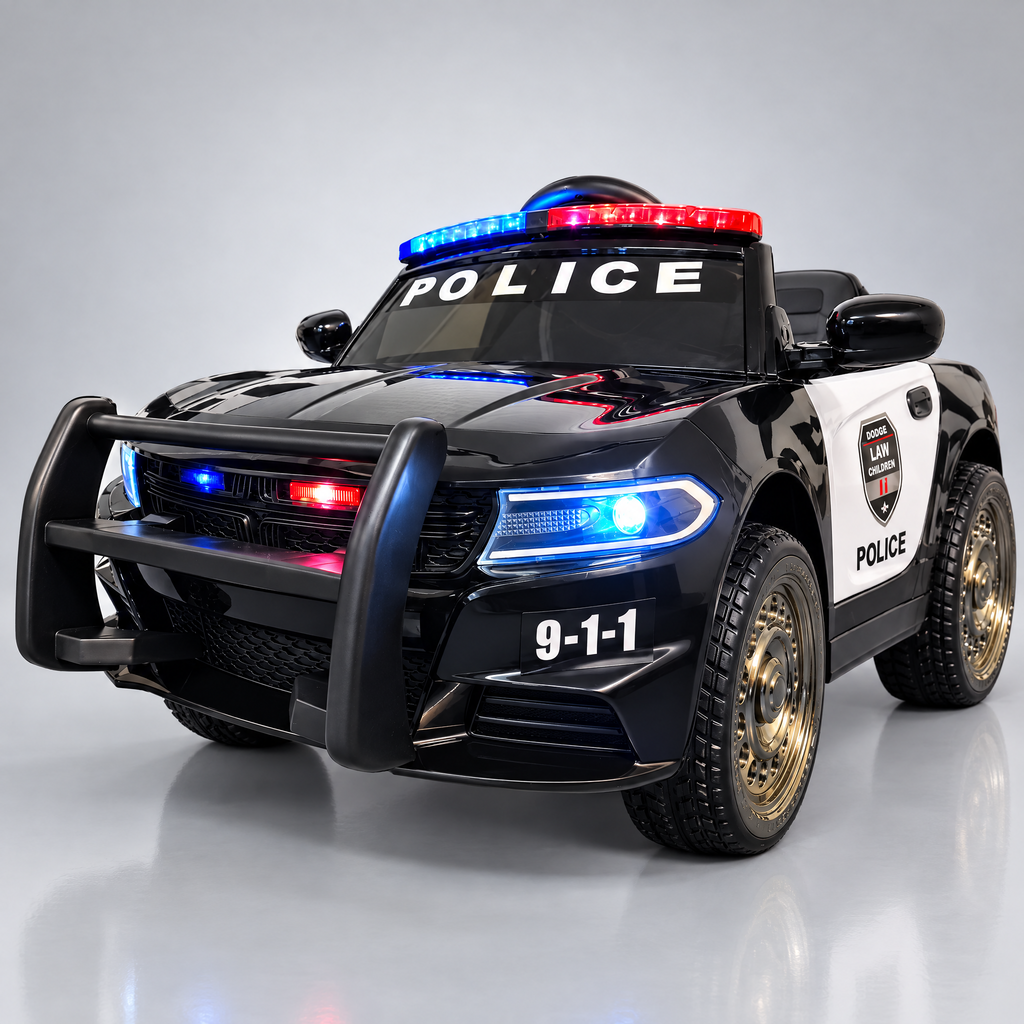 Voiture de police électrique enfant 12V – avant