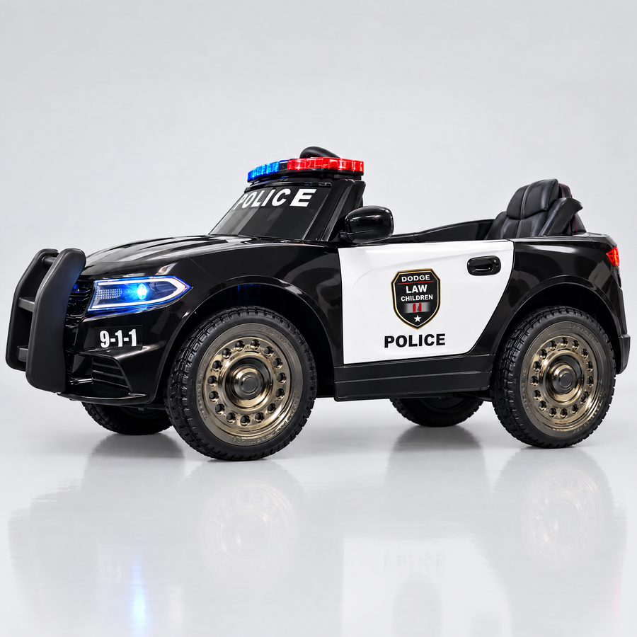 Voiture de police 12V – SUV électrique enfant avec télécommande