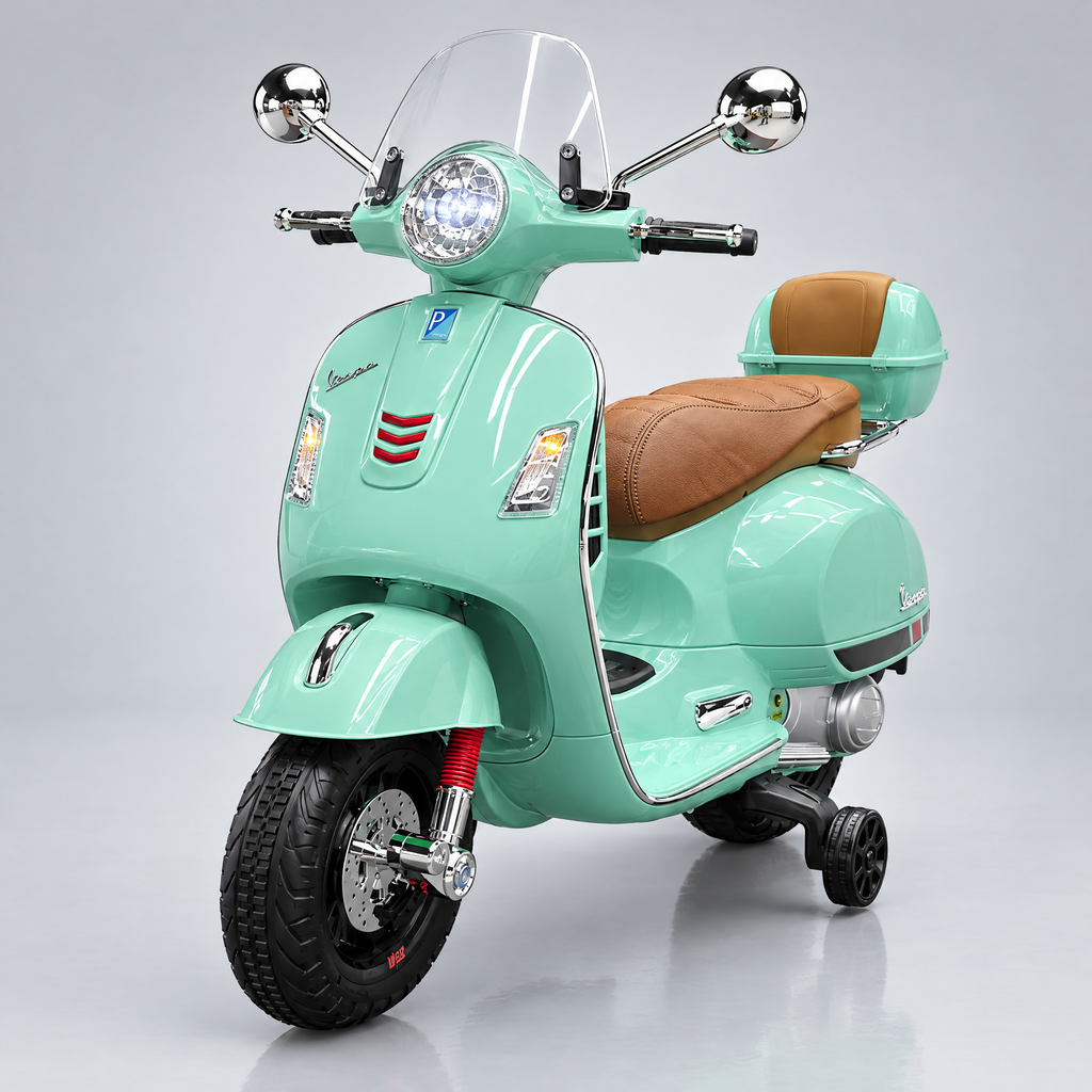 Vespa vert clair – avant