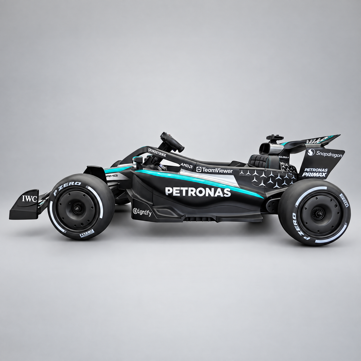 F1 Mercedes-AMG enfant – vue de profil
