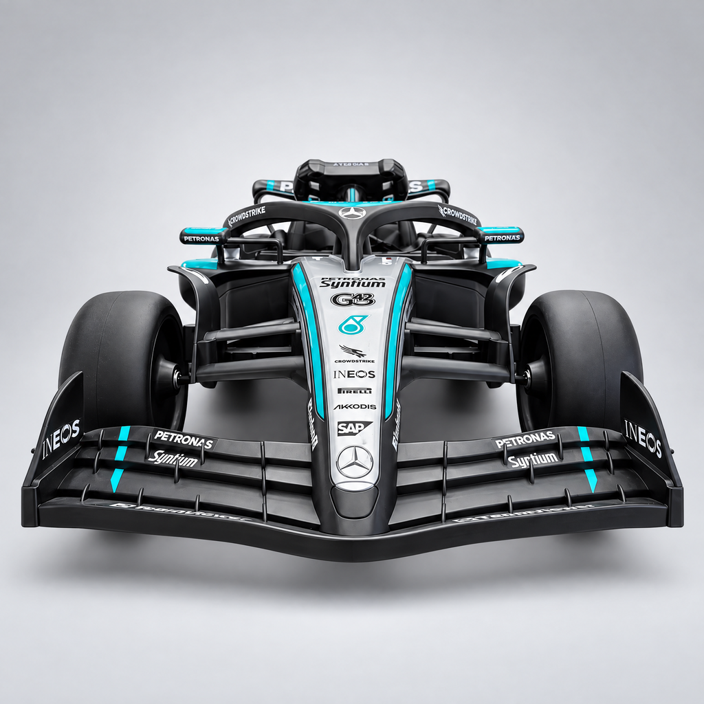 F1 Mercedes-AMG enfant – vue de face