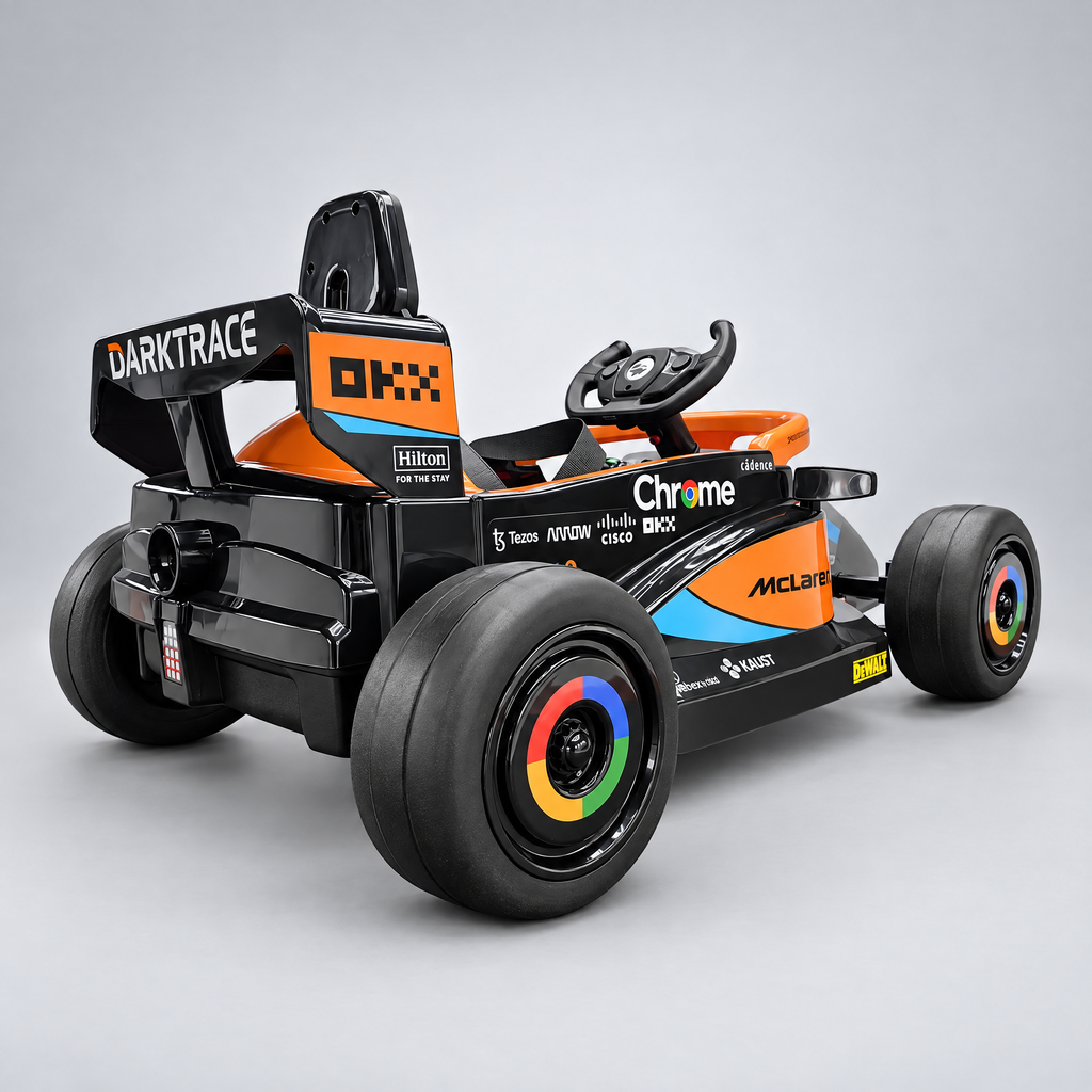 F1 McLaren enfant – vue 3/4 arrière