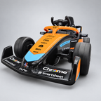 F1 McLaren enfant – vue 3/4 avant côté gauche